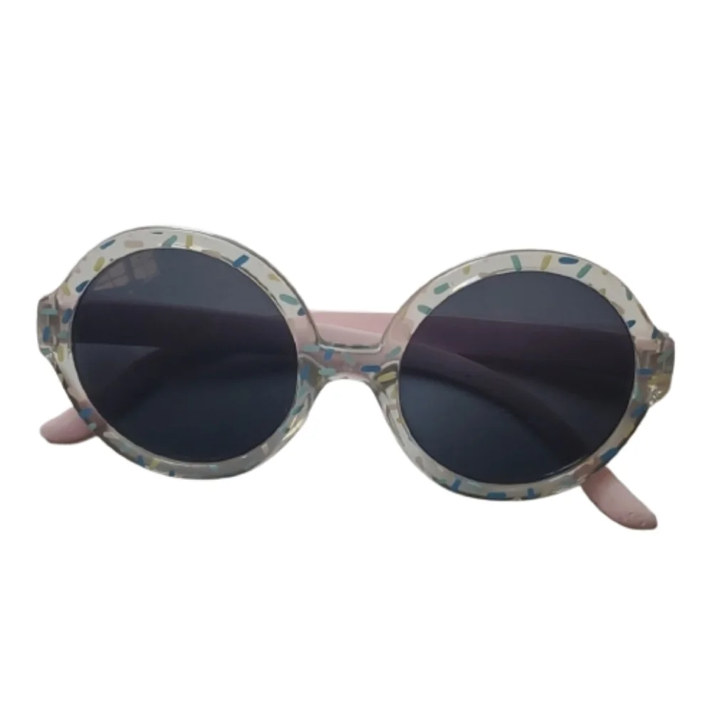 Little Girl Sprinkle Pastel Sunglasses-OS